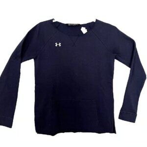 Under Armour Men’s Lightweight Sweatshirt Medium Navy Blue Long Sleeve Pullover